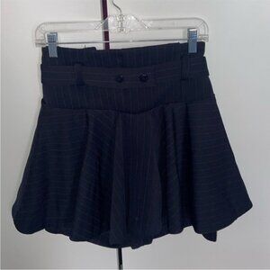 SACAI Luck Navy Skort A line stretch